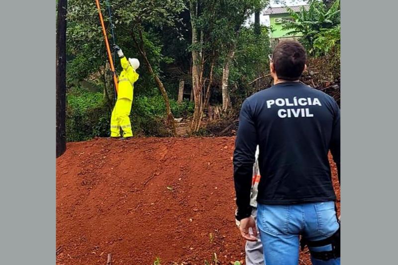 Em ação conjunta com a RGE, Polícia Civil identifica furto de energia no São Miguel