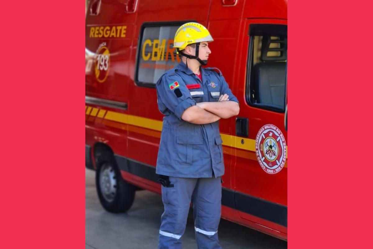 Ele é o atual presidente da Associação dos Bombeiros Voluntários