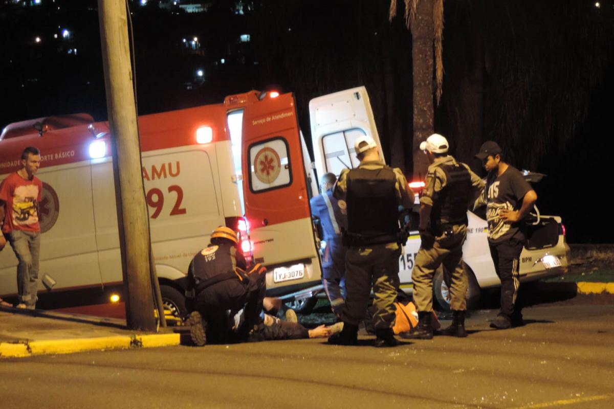 Brigada Militar e SAMU atenderam a ocorrência