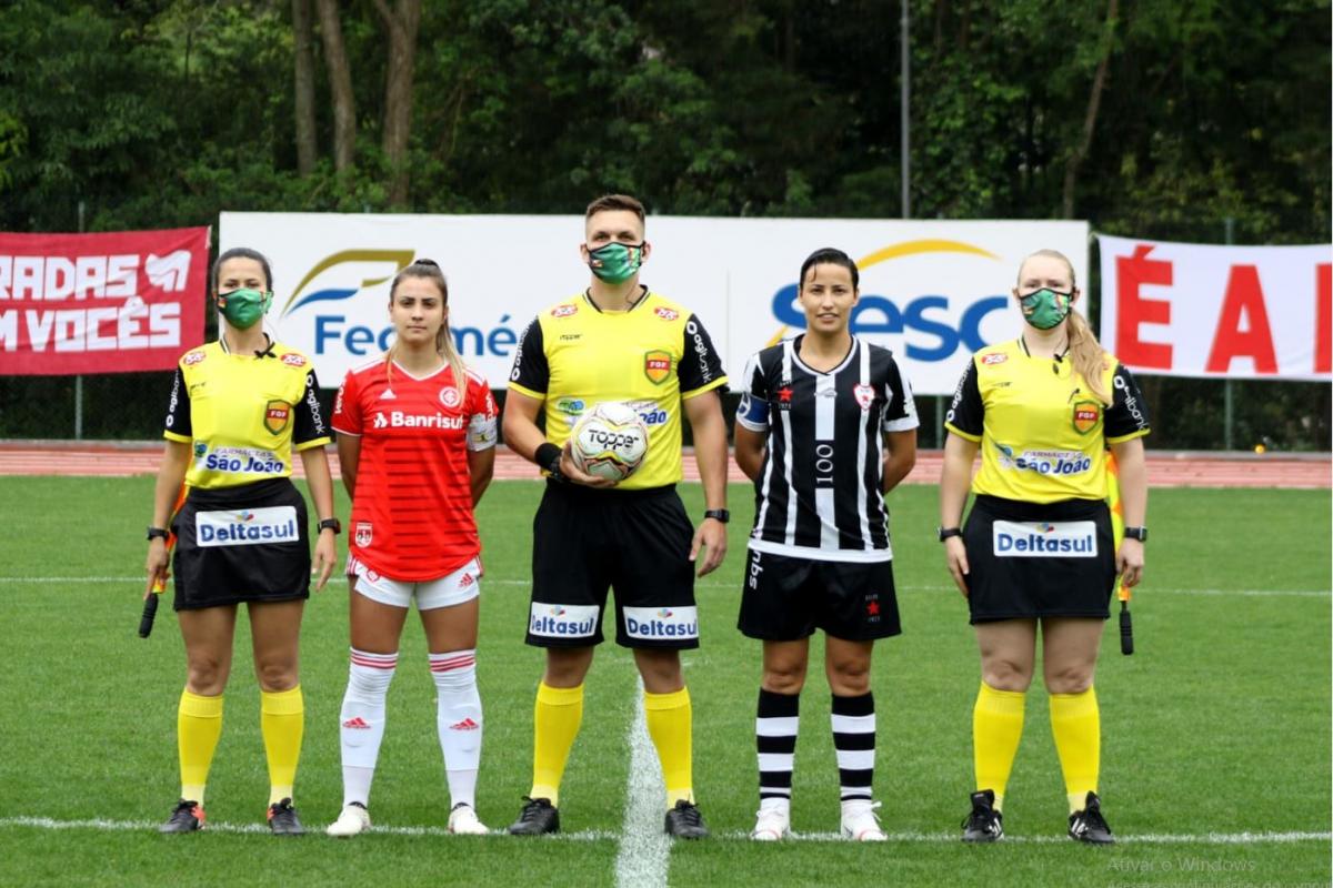 Renan Altenhofen apitou Inter x Elite pelo Gauchão Feminino (Foto: João Callegari / SC Internacional)