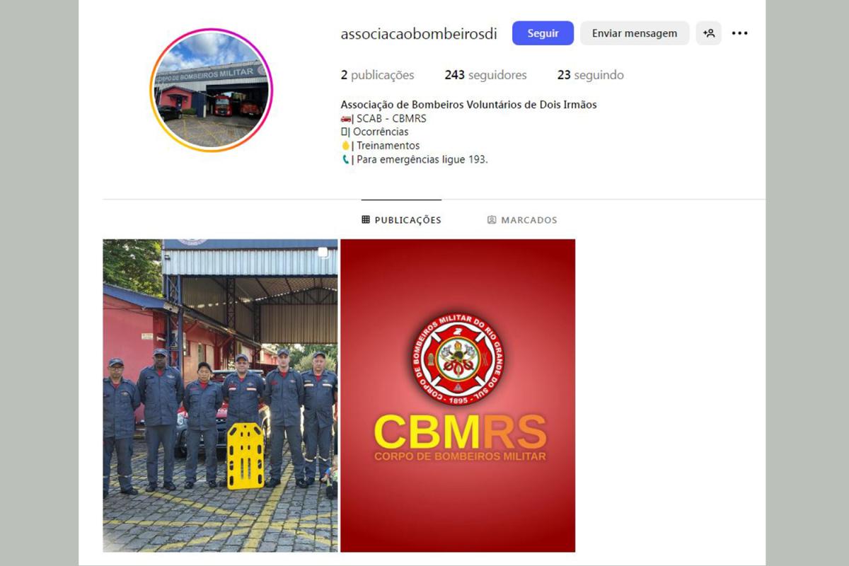 (Fotos: Divulgação / Bombeiros)