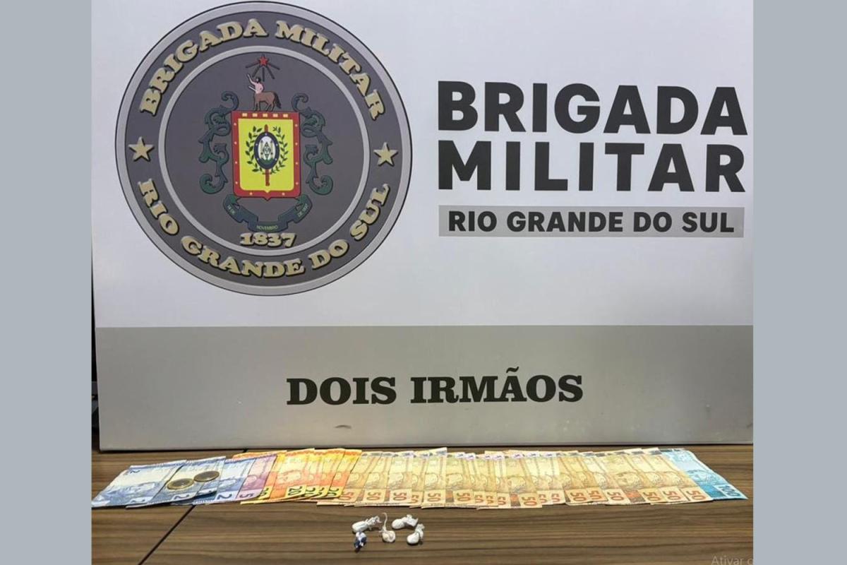 Droga e dinheiro apreendidos na sexta (Fotos: BM)