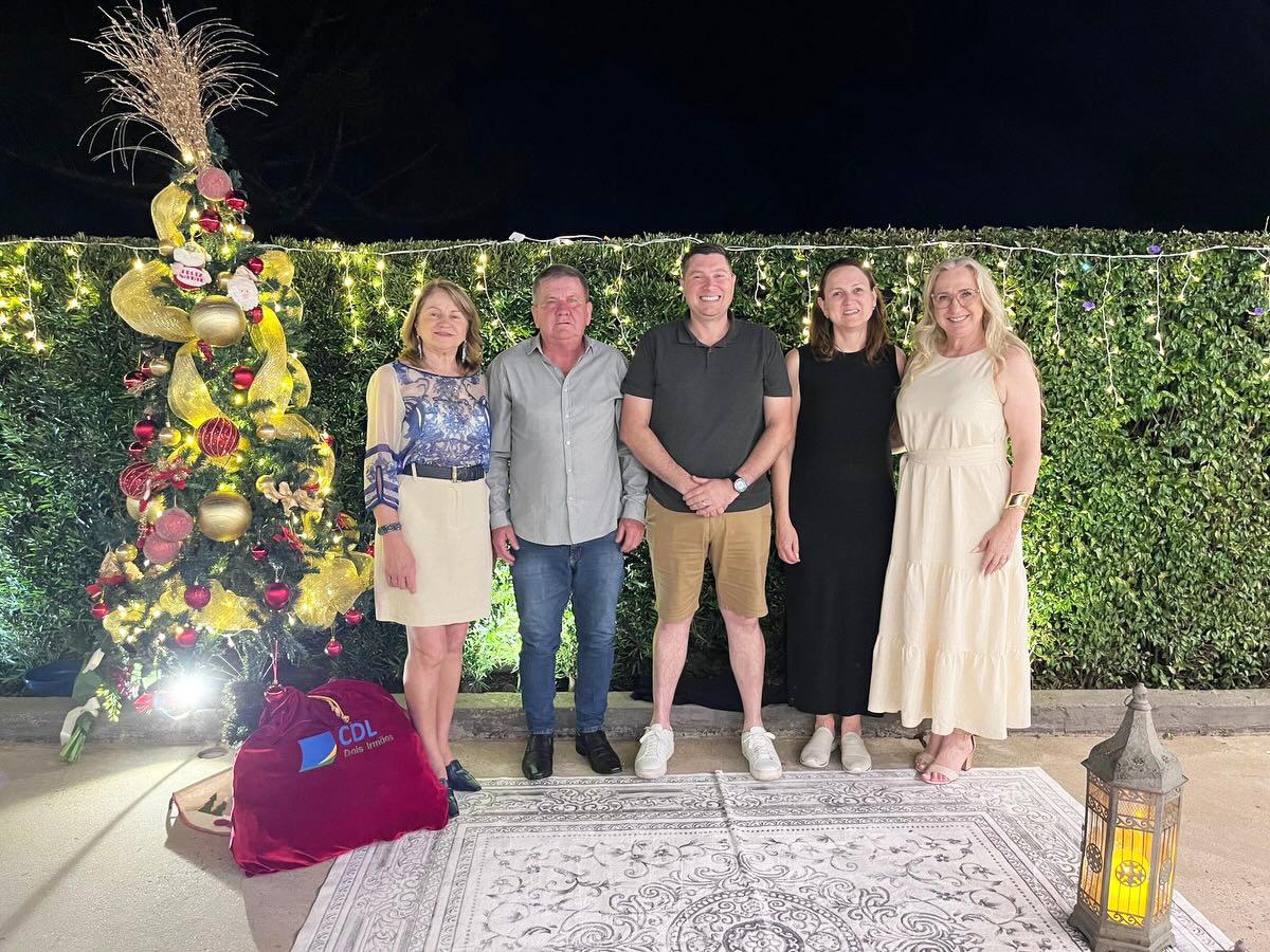Margareth, Ademir, Felipe, Roseli e Vânia (Fotos: Divulgação / CDL)