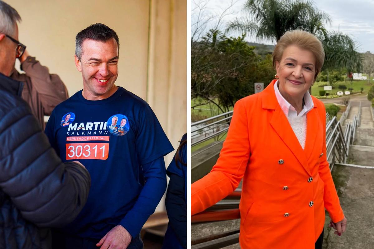 Martin Kalkmann e Maria de Lourdes, ex-prefeitos de Ivoti (Fotos: Divulgação)