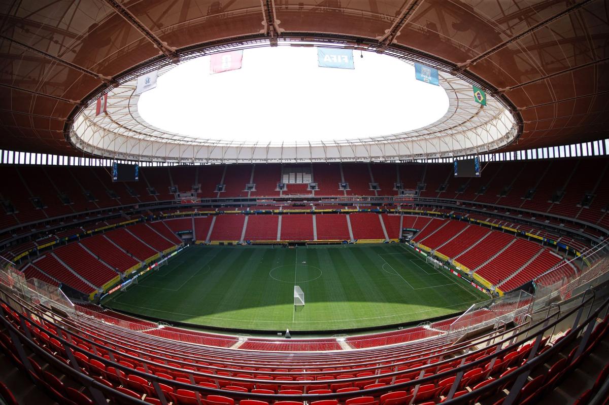 Arena BRB Mané Garrincha, em Brasília, será palco da grande final em dezembro (Fonte: ge / Foto: Rafael Ribeiro/CBF)