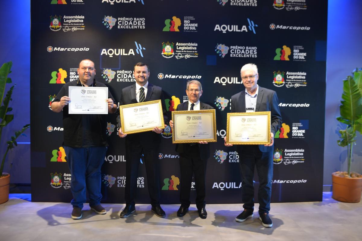 Carlos, Jerri, Juarez e João Luiz (Foto: Divulgação / PMDI)