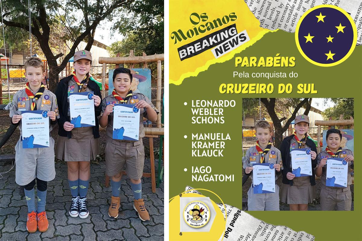 Leonardo, Manuela e Iago (Foto: Divulgação / Os Moicanos)