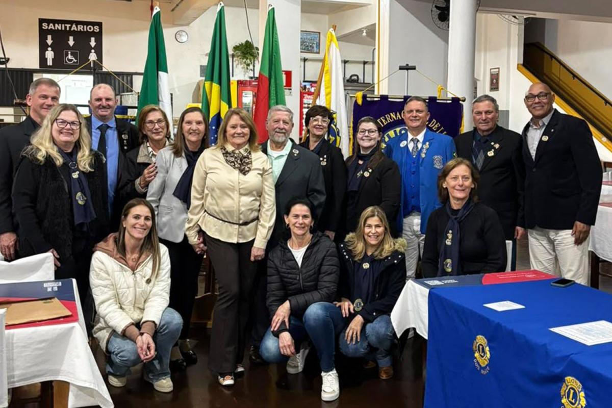 Lions se reuniu na Sociedade Atiradores (Fotos: Divulgação)