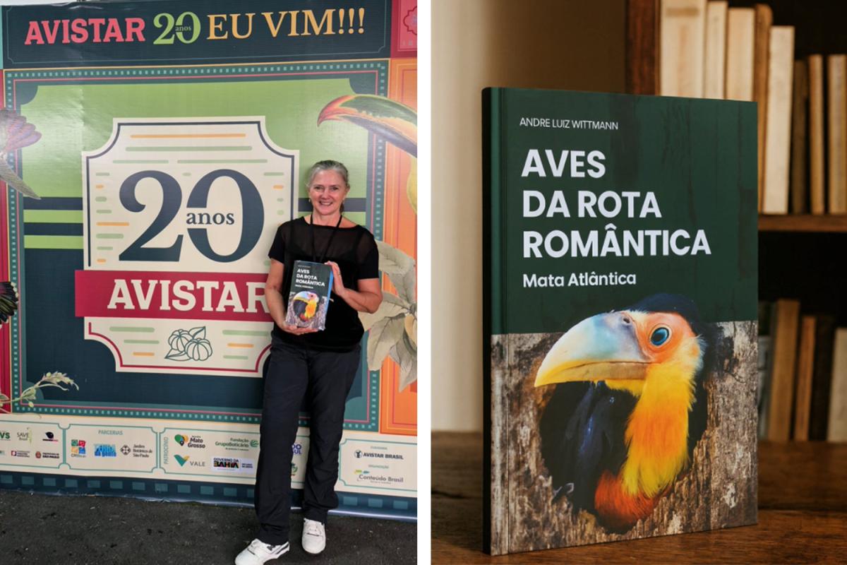 Morgana, viúva de André, viajou para o lançamento