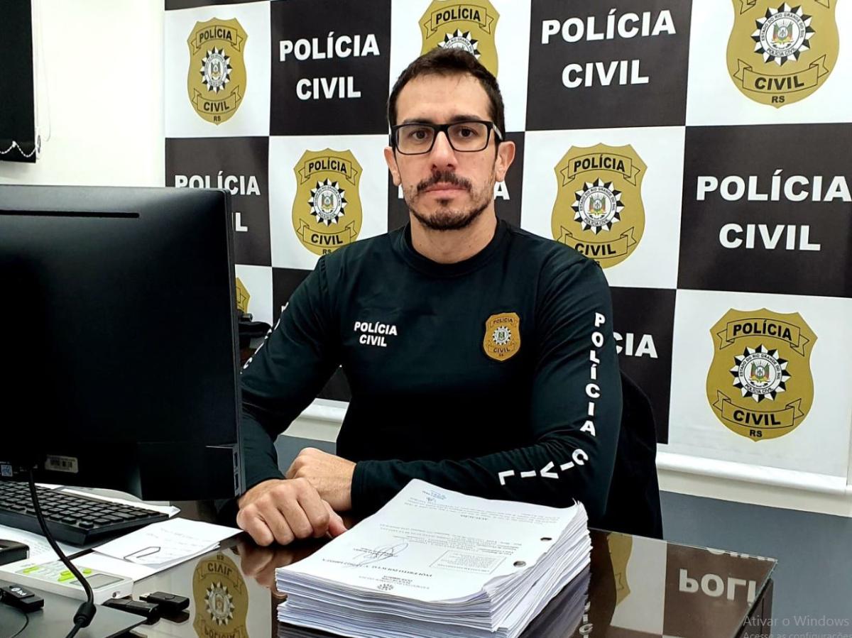 Delegado Felipe Borba, titular da Delegacia de Polícia de Dois Irmãos