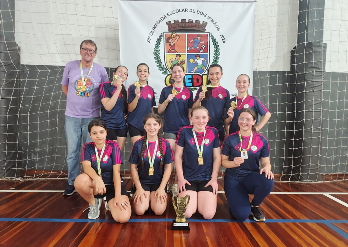 Mirim feminino: Arno Nienow campeã (Fotos: Divulgação / Desporto)