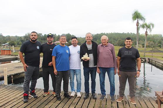 Agnaldo, Ivan, Haruo, Lonney, Marcelino, Marcos e Cleber