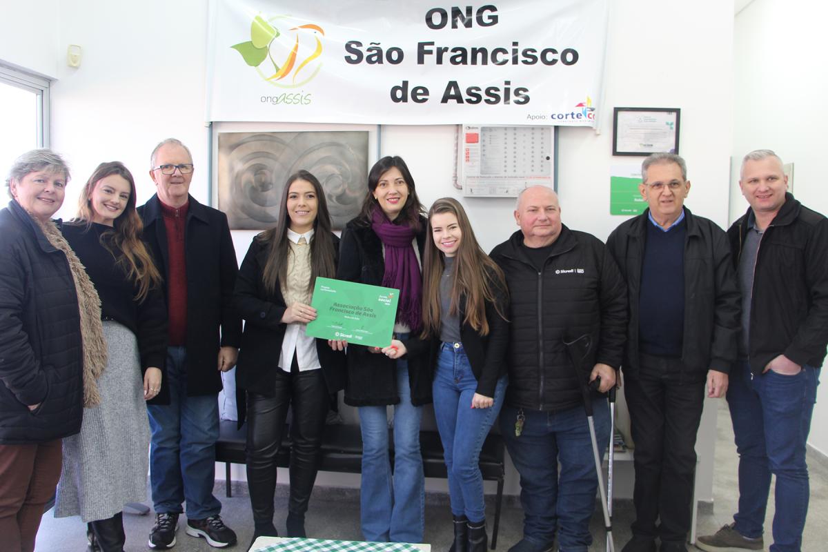 ONG Assis é uma das entidades beneficiadas