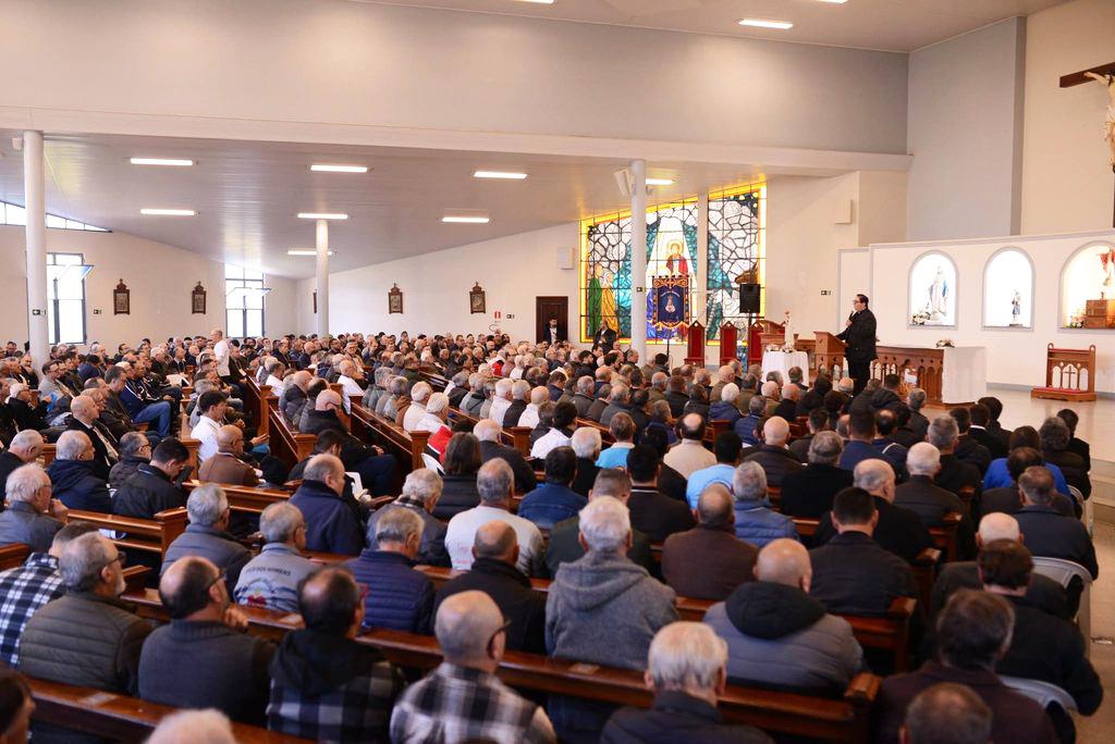 10º Encontro Diocesano do Terço dos Homens reúne participantes em Nova Petrópolis