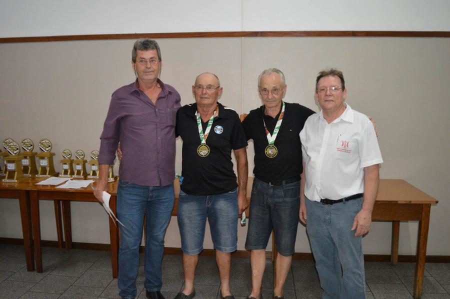 4º lugar: Normélio, Irineu e Luiz Fernando