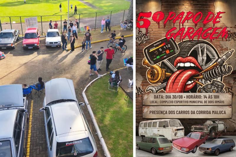 5º encontro do Papo de Garagem acontece no dia 30 de agosto
