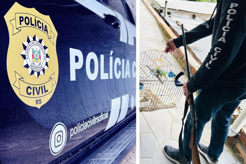 Acusado de violência doméstica é preso em flagrante por posse de arma de fogo