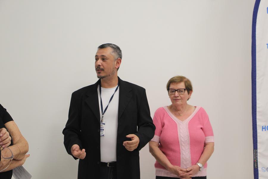 Adão e Vinilda, do Conselho de Saúde
