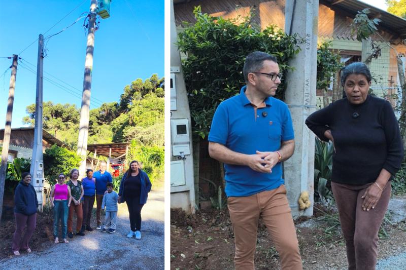 Após quase seis anos de espera, família de Boa Vista do Herval conquista ligação de energia elétrica