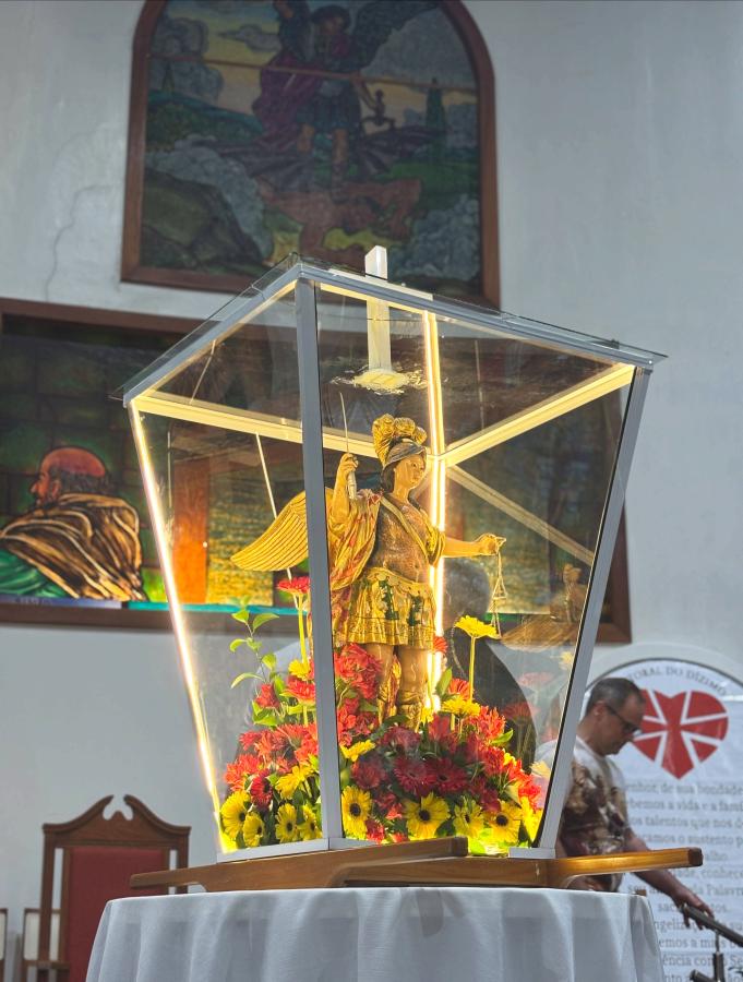 Arcanjo São Miguel (Foto: Divulgação / Paróquia)