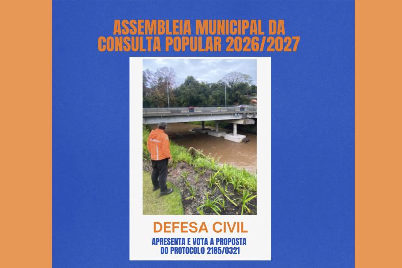 Assembleia Municipal da Consulta Popular 2026/2027 será no dia 8 de junho