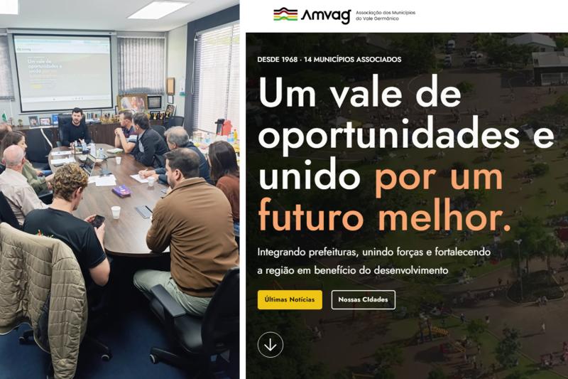 Associação dos Municípios do Vale Germânico apresenta seu novo site