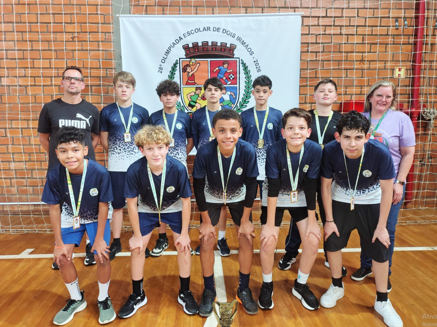 Campeão do masculino: EMEF Arno Nienow