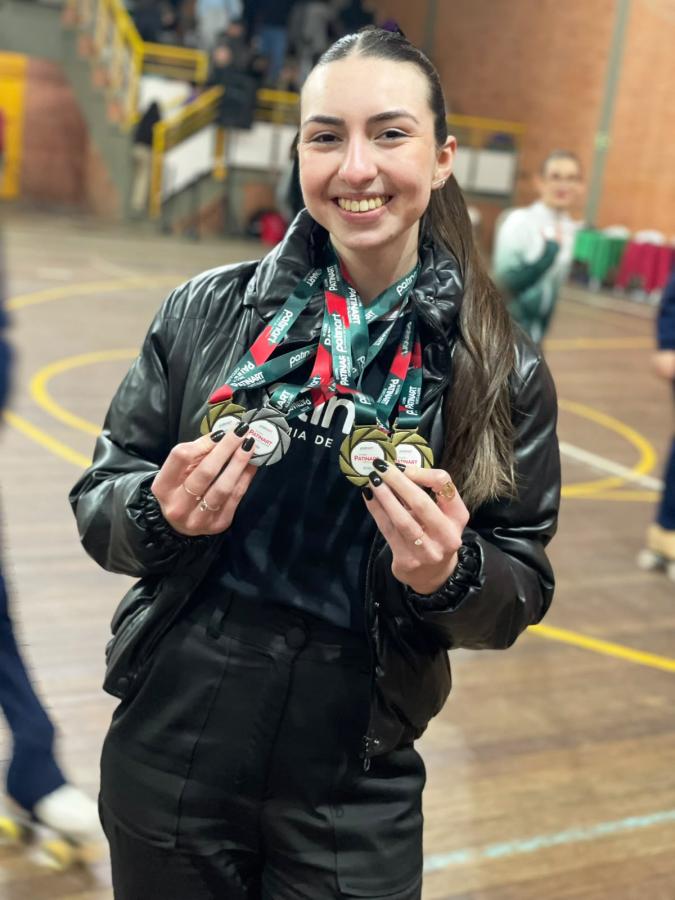 Caroline da Fé Linck, treinadora da Patinart Morro Reuter