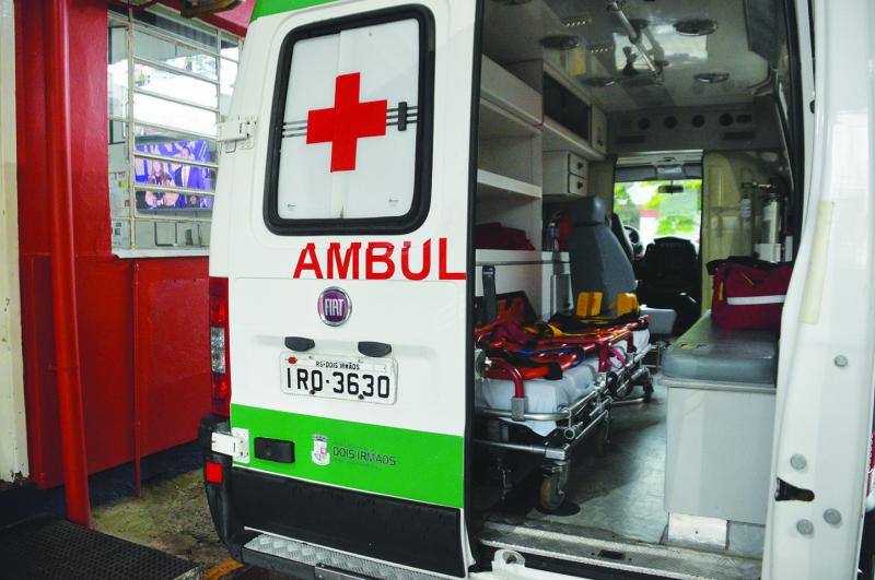 Por enquanto, Corpo de Bombeiros está utilizando ambulância emprestada pela Secretaria da Saúde