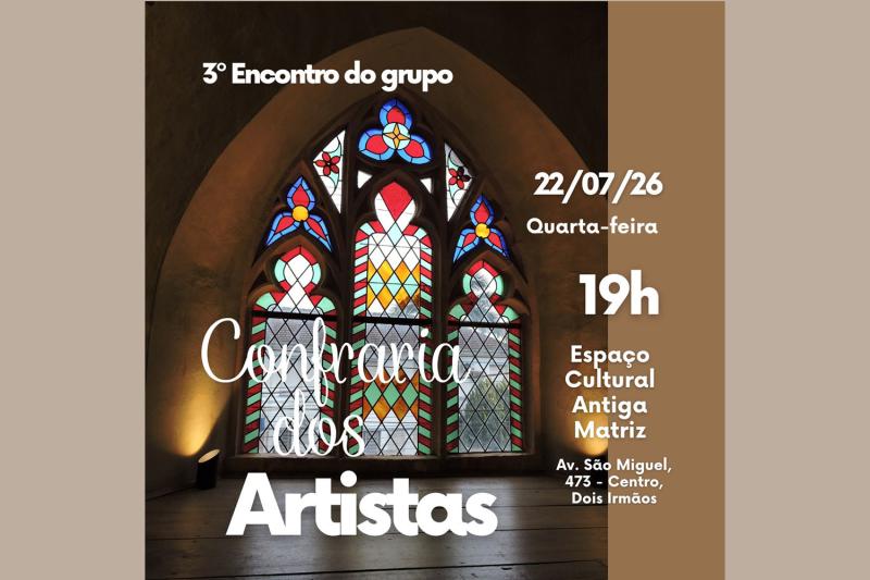 Confraria dos Artistas de Dois Irmãos tem seu terceiro encontro nesta quarta