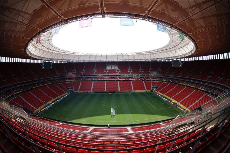 Arena BRB Mané Garrincha, em Brasília, será palco da grande final em dezembro (Fonte: ge / Foto: Rafael Ribeiro/CBF)
