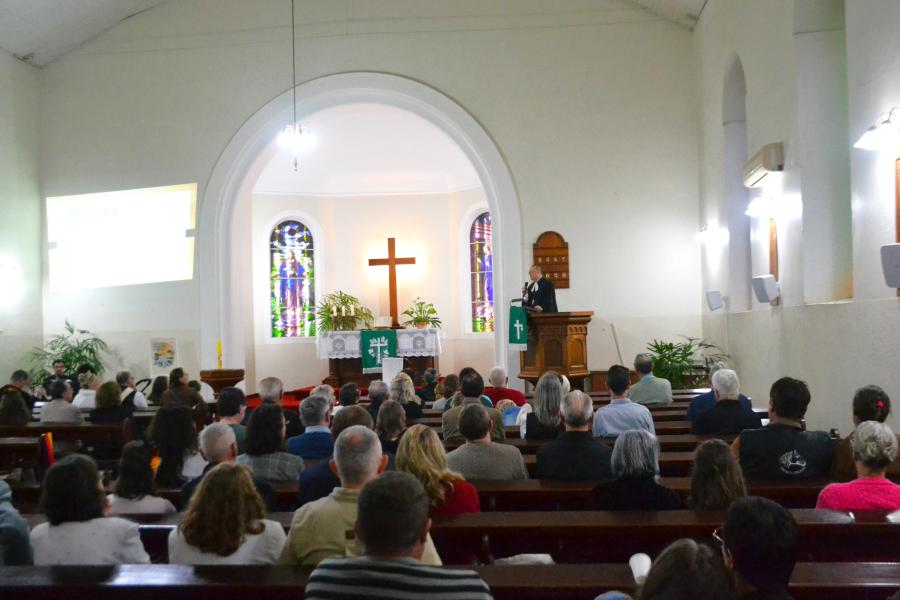 Culto na Igreja Evangélica (Foto: Divulgação / PMDI)