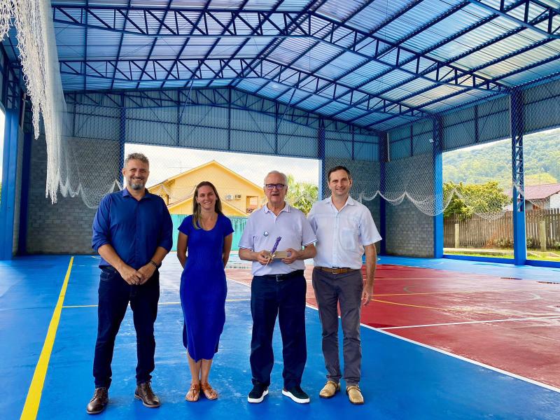 Deputados Pedro Westphalen e Issur Koch visitam Morro Reuter