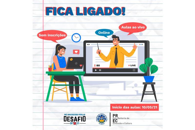 Projeto de extensão da Universidade Federal de Pelotas (UFPel) inicia aulas preparatórias com foco no ingresso em instituições públicas de ensino superior