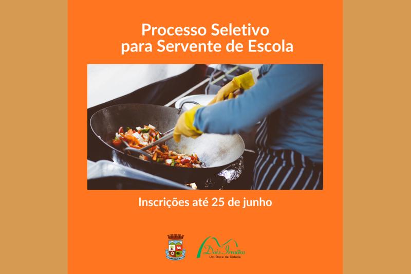 Dois Irmãos abre processo seletivo simplificado para Servente de Escola