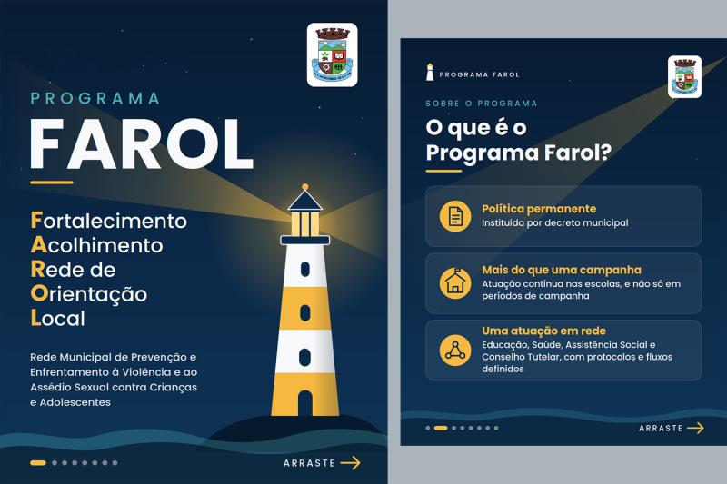 Dois Irmãos estrutura Programa Farol de proteção a crianças e adolescentes