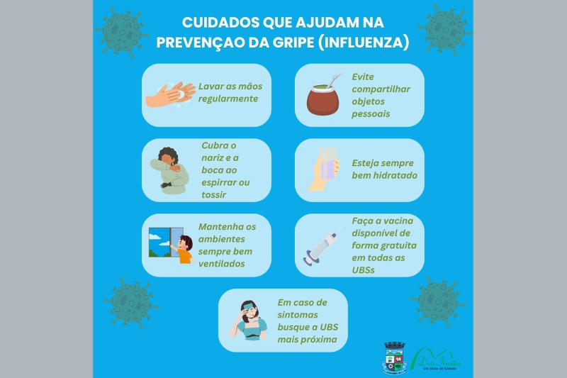 Dois Irmãos reforça a importância da prevenção e vacinação contra a gripe