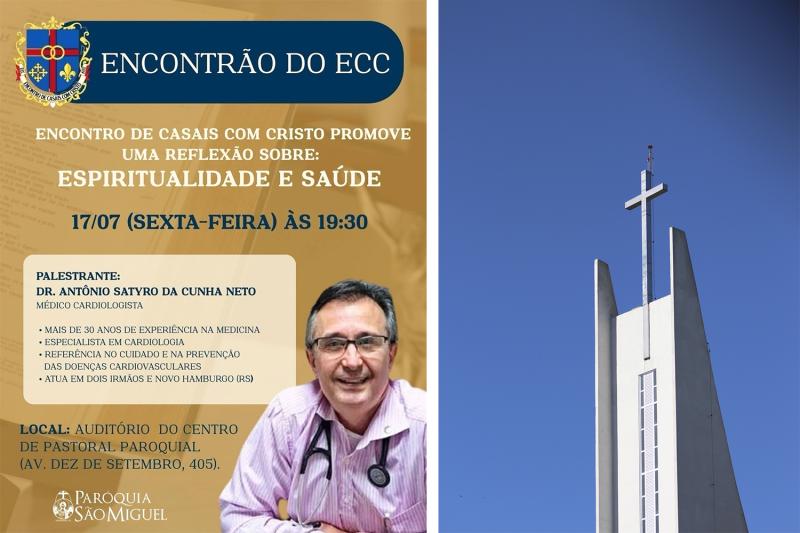 ECC de Dois Irmãos promove reflexão sobre Espiritualidade e Saúde nesta sexta