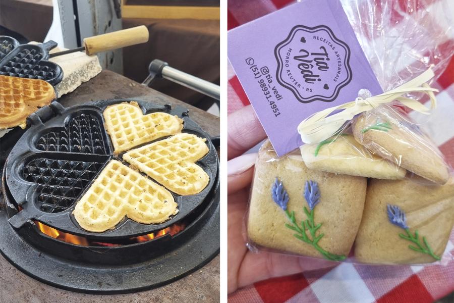 Ela é conhecida pelos biscoitos e waffles “Tia Védi”