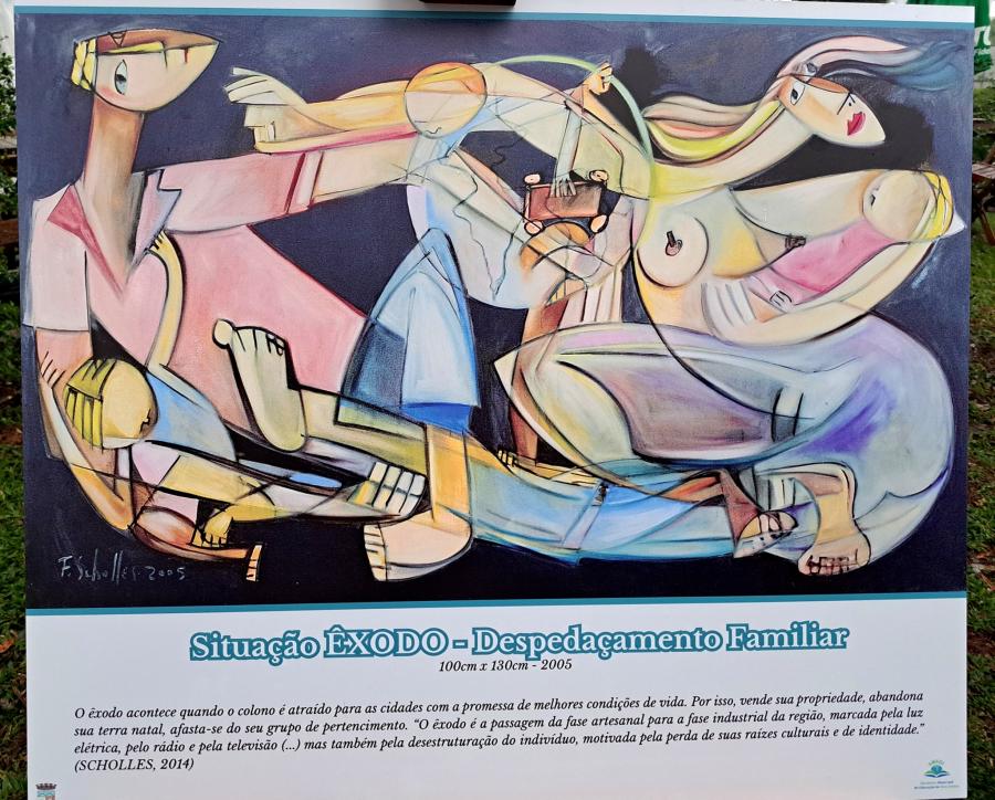 Exposição sobre o artista Flávio Scholles é uma das atrações
