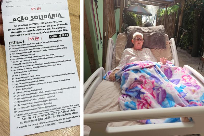 Família lança Ação Solidária em prol do tratamento de Ivete Teresinha Colling