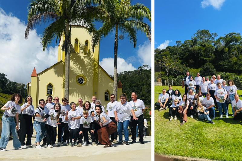 Grupo de Dois Irmãos participou de retiro artístico no Espírito Santo