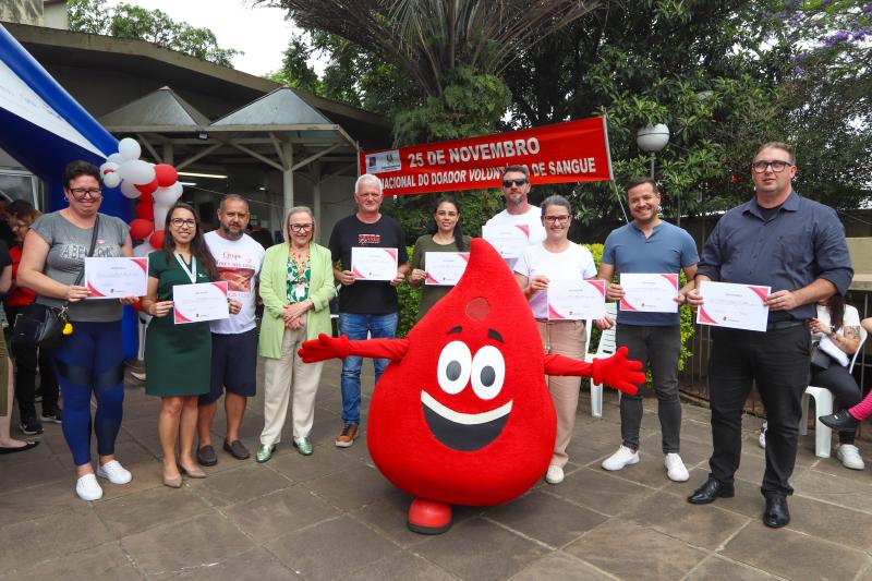 Hemocentro do Rio Grande do Sul homenageia parceiros, entre eles Dois Irmãos