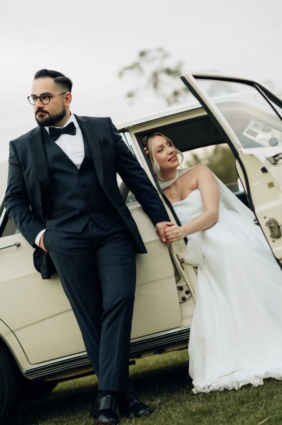 Julia Wittmann e Rafael Roberto Abreu celebraram seu casamento no dia 8 de agosto, no OK Center, em Novo Hamburgo (Foto: Everton Nunes e Milena Dörr)