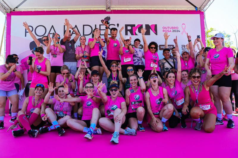 Mais de 100 mulheres da Body’s participam de corrida alusiva ao Outubro Rosa