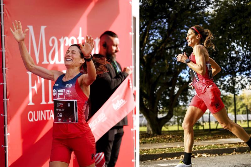 Marlei Willers é TRICAMPEÃ da Maratona FILA em São Paulo