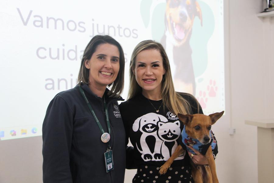 Monisie, Karen e o cãozinho Zigue