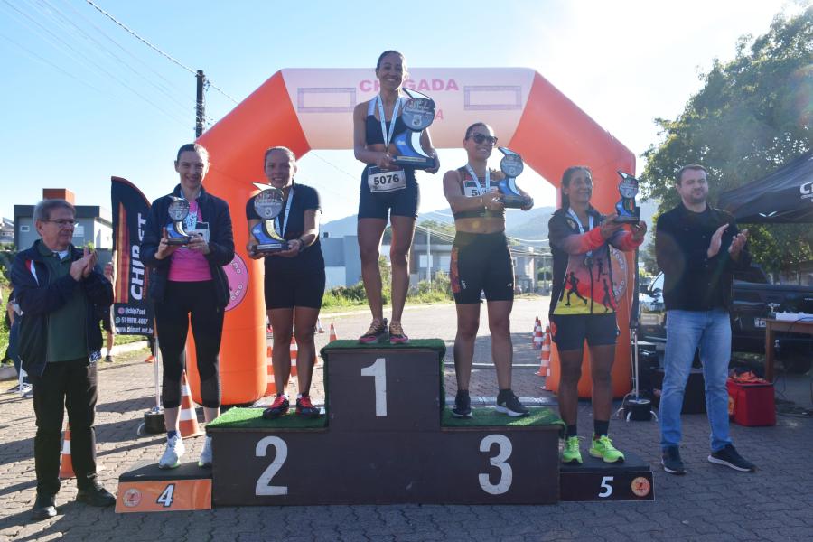Pódio geral feminino