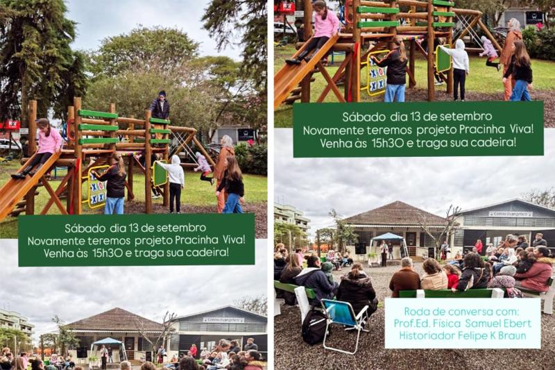 Pracinha Viva da IECLB promove roda de conversa neste sábado
