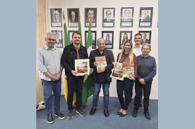 Prefeito Jerri Meneghetti recebe visita do Ministro do TCU Augusto Nardes